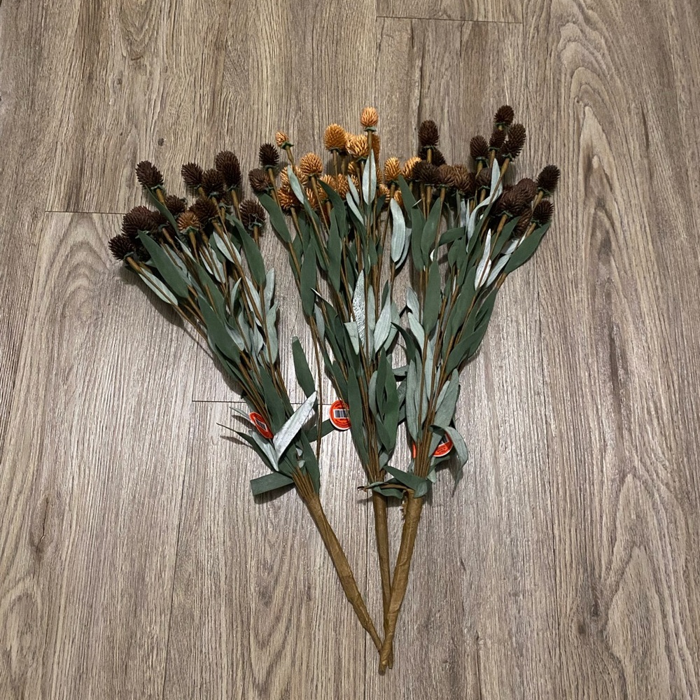 Rustic Faux Thistle Bundles